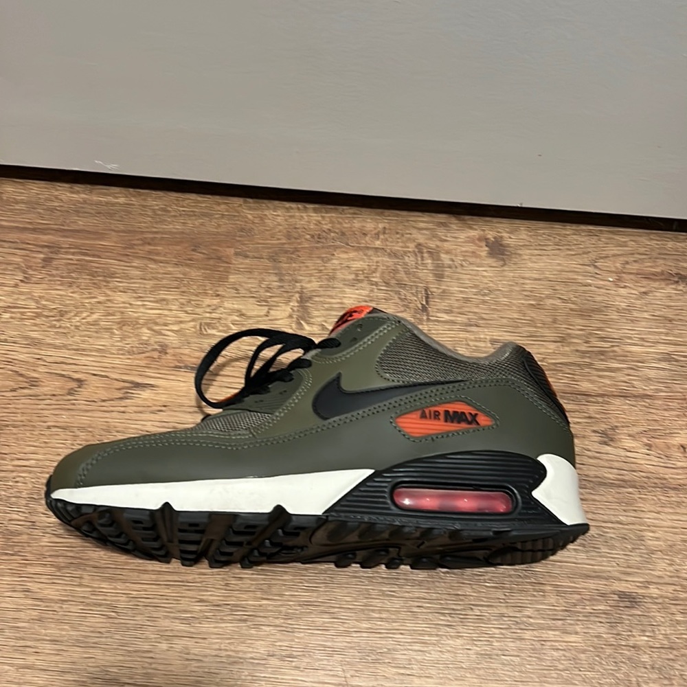 Green and Orange Nike Air Max